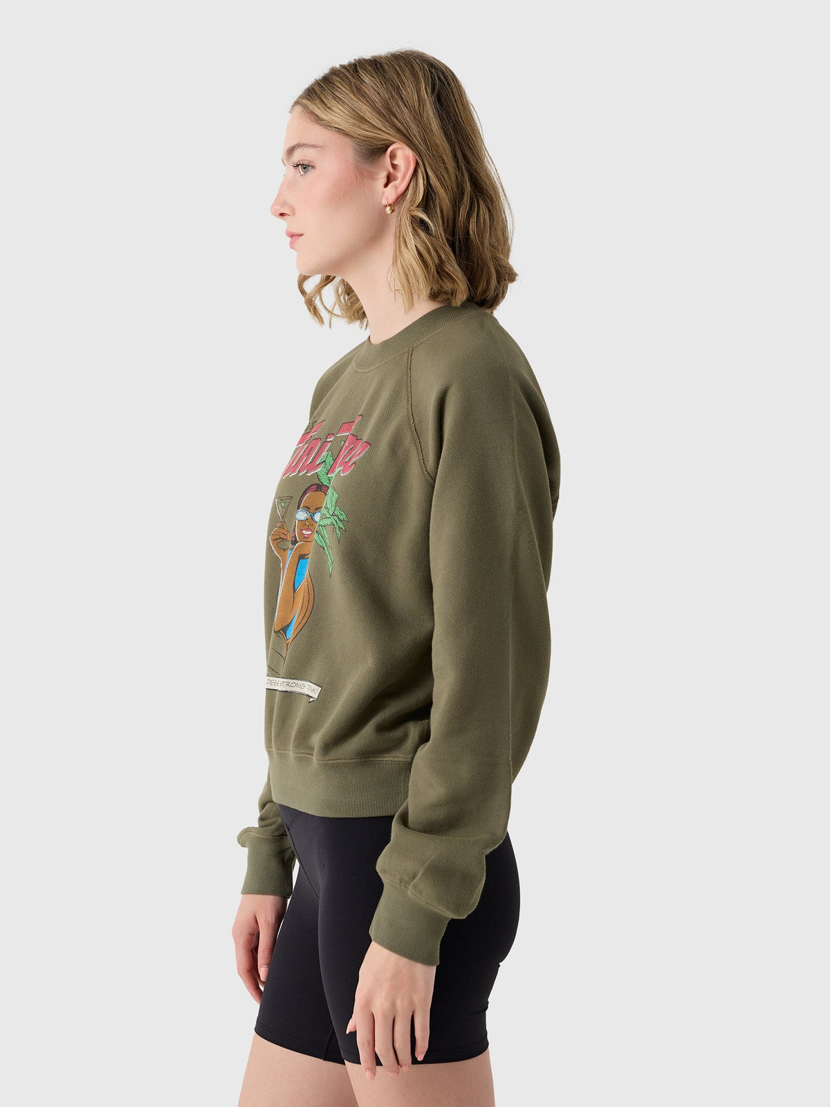 Re/Done Women's Tini Time Classic Crewneck