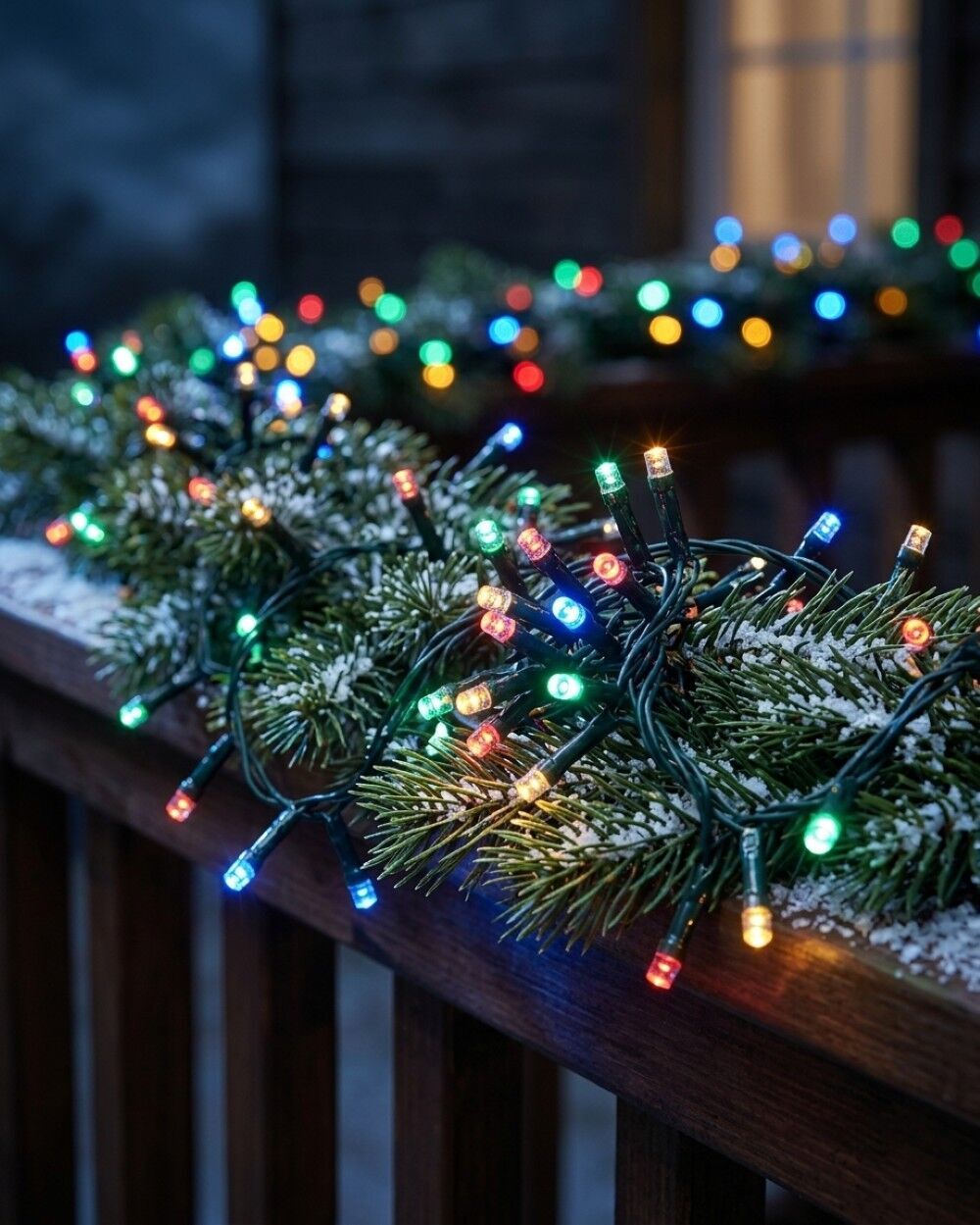 300 Multi Colour LED WiFi Smart App String Fairy Lights 8 Function | 15mRed, Green, Blue & Orange