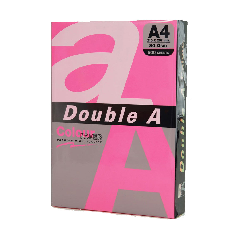 Double A A4 80gsm Deep Colour Copy Paper 500pcs - Rainbow 4