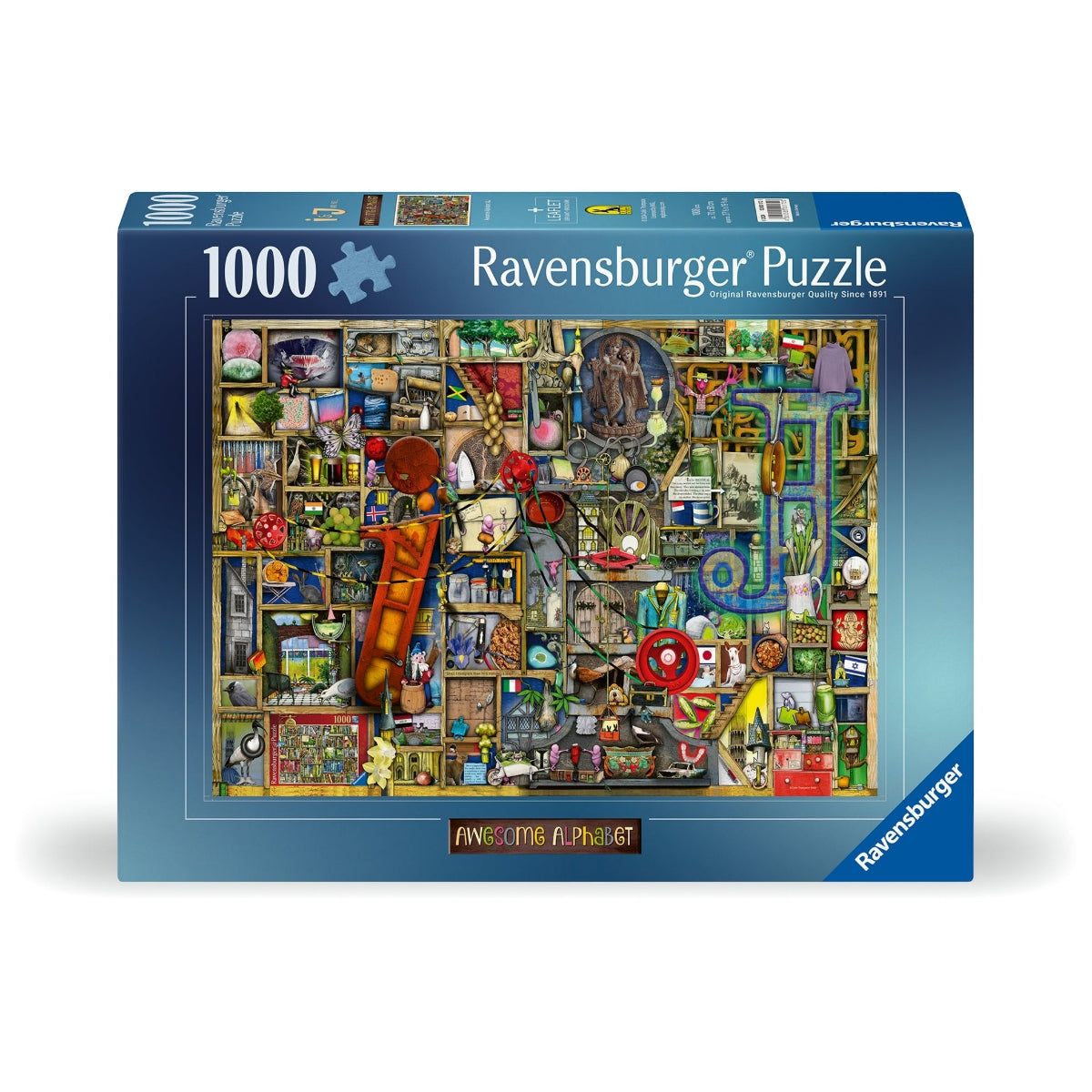 Ravensburger 1000pc Awesome Alphabet I and J Puzzle