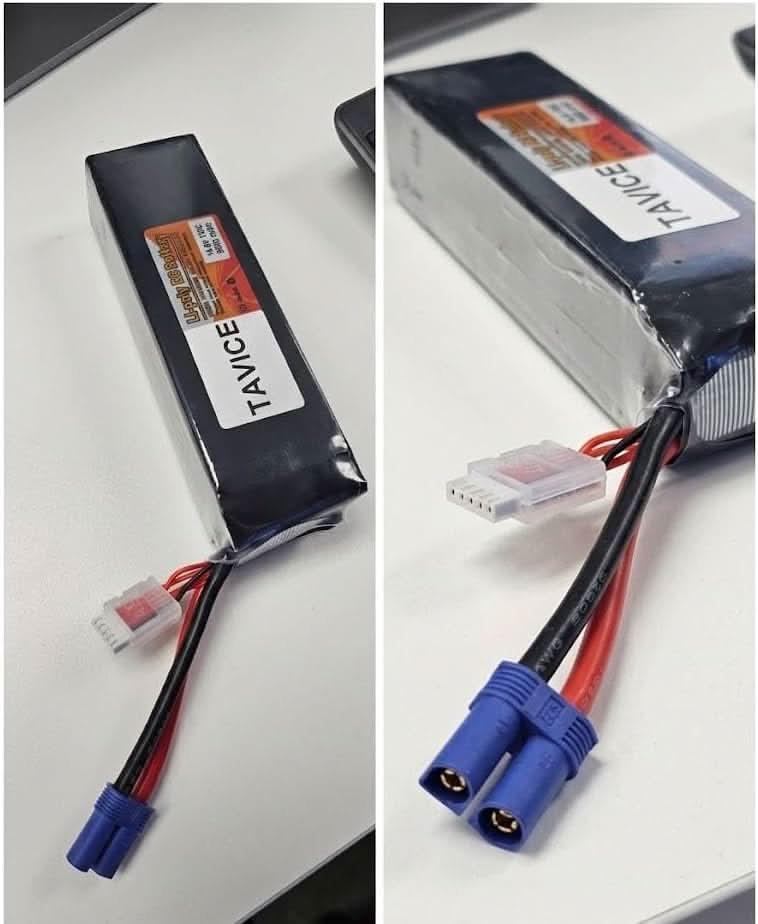 TAVICE 2 Pack 4S LiPo Battery 14.8V 9000mAh 130C with EC5 Connector Compatible with RC Car, Airplane, Jet & Helicopter