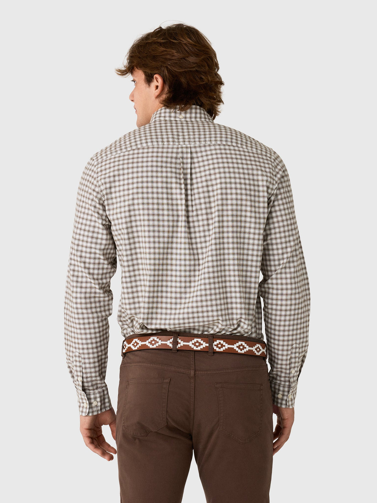 Les Deux Men's Two Tone Mini Check Shirt