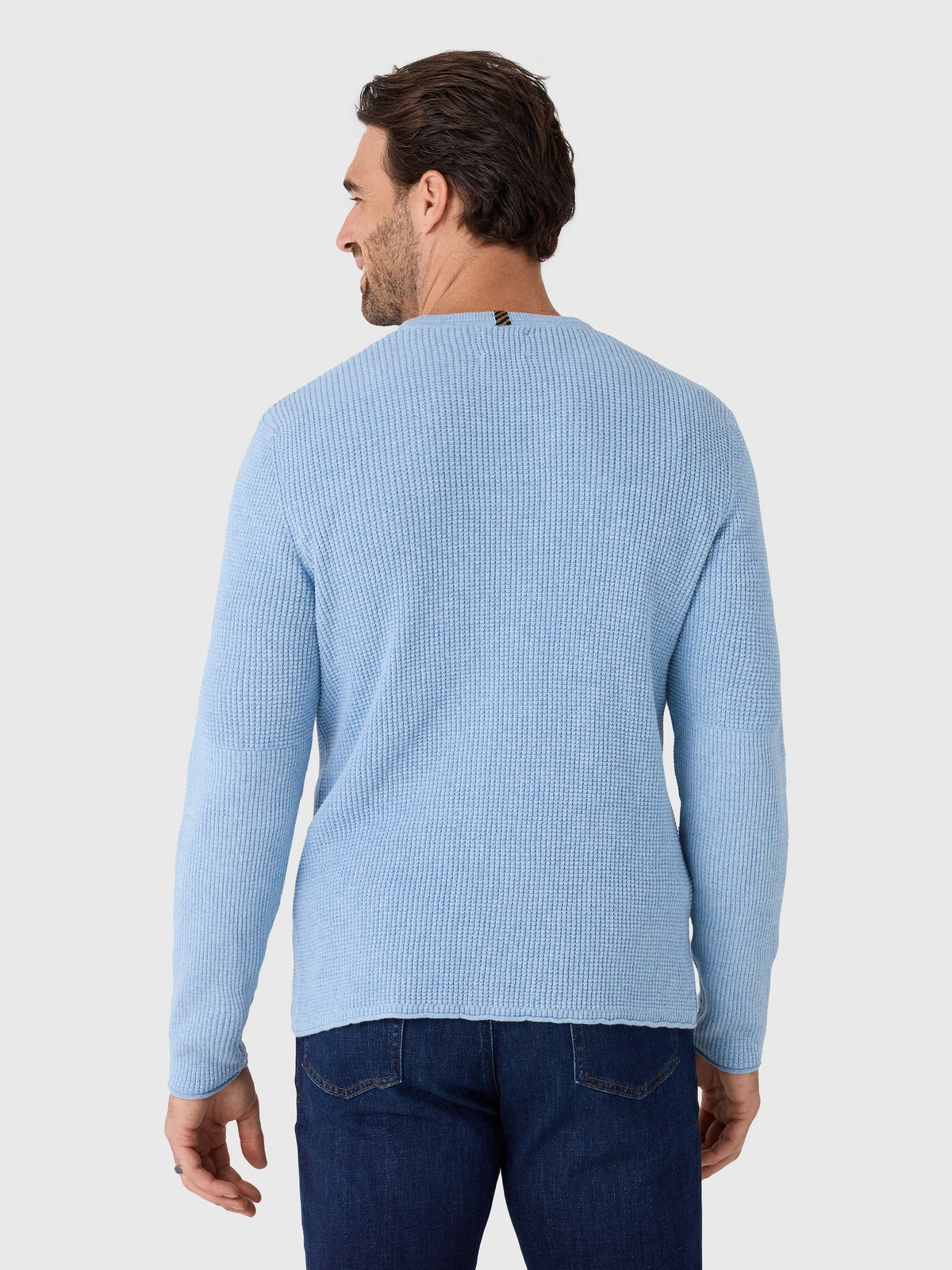 Billy Reid Men's Martin Mini Waffle Crew