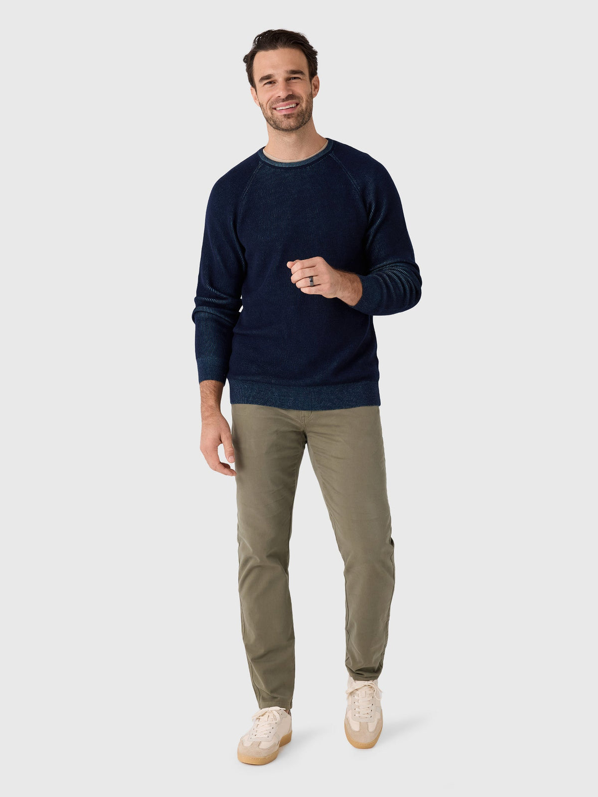 Billy Reid Men's Bishop Rib Crew