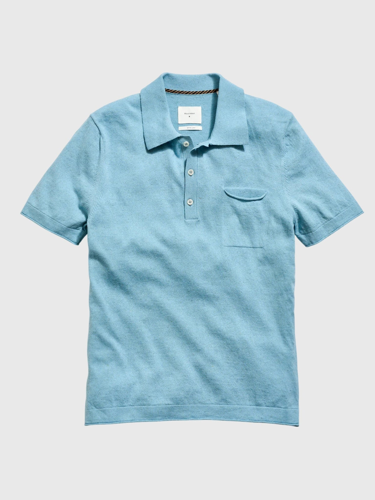 Billy Reid Men's Cotton Linen Sweater Polo