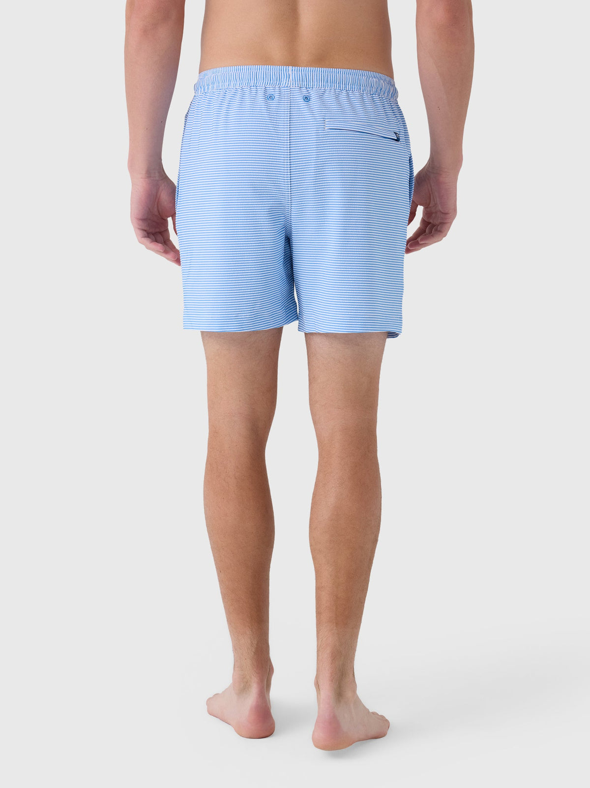 Southern Tide Men's Seersucker Stripe Maritime Swim Trunk