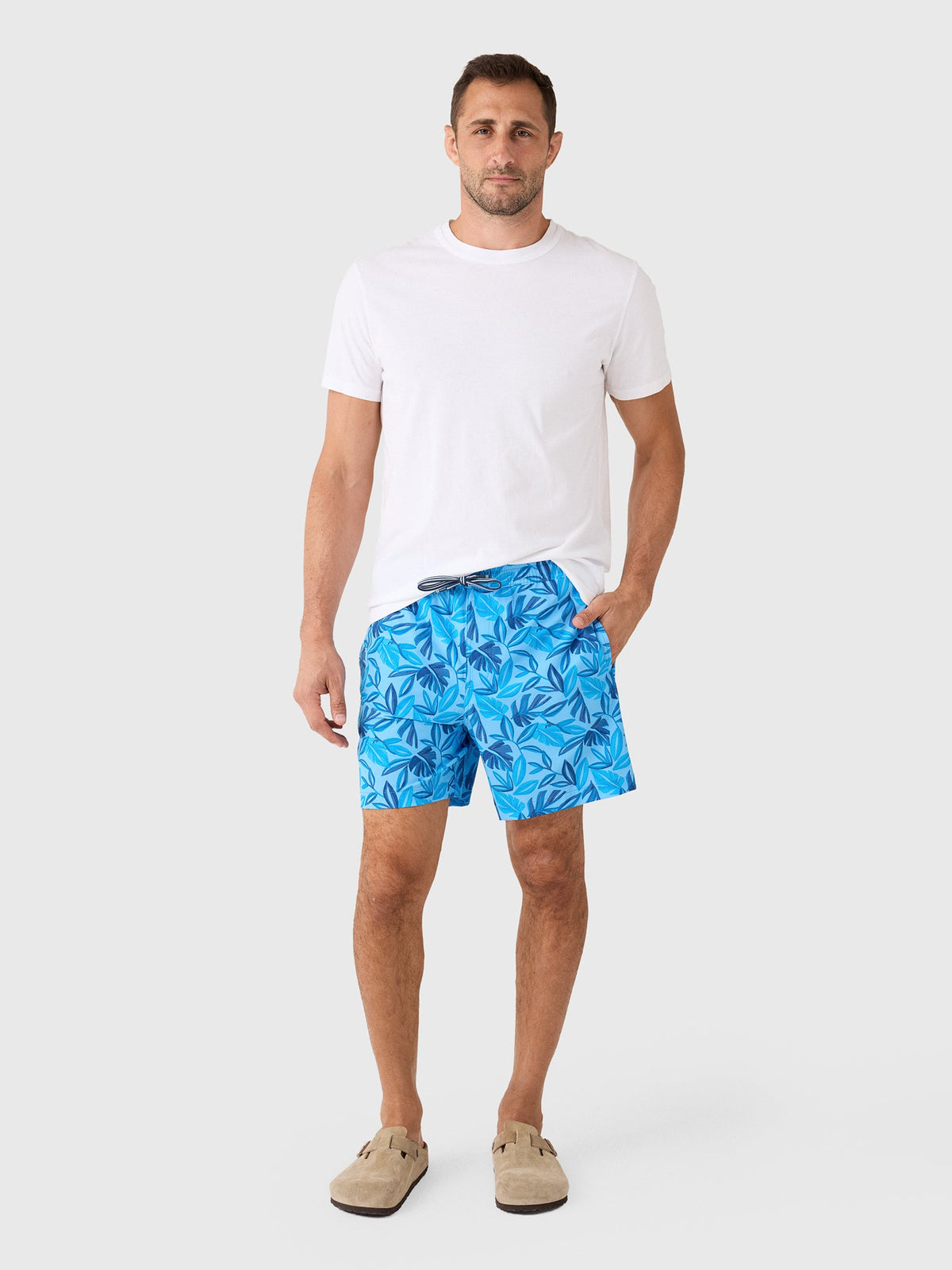 Southern Tide Men's Island Fronds Maritime Swim Trunk