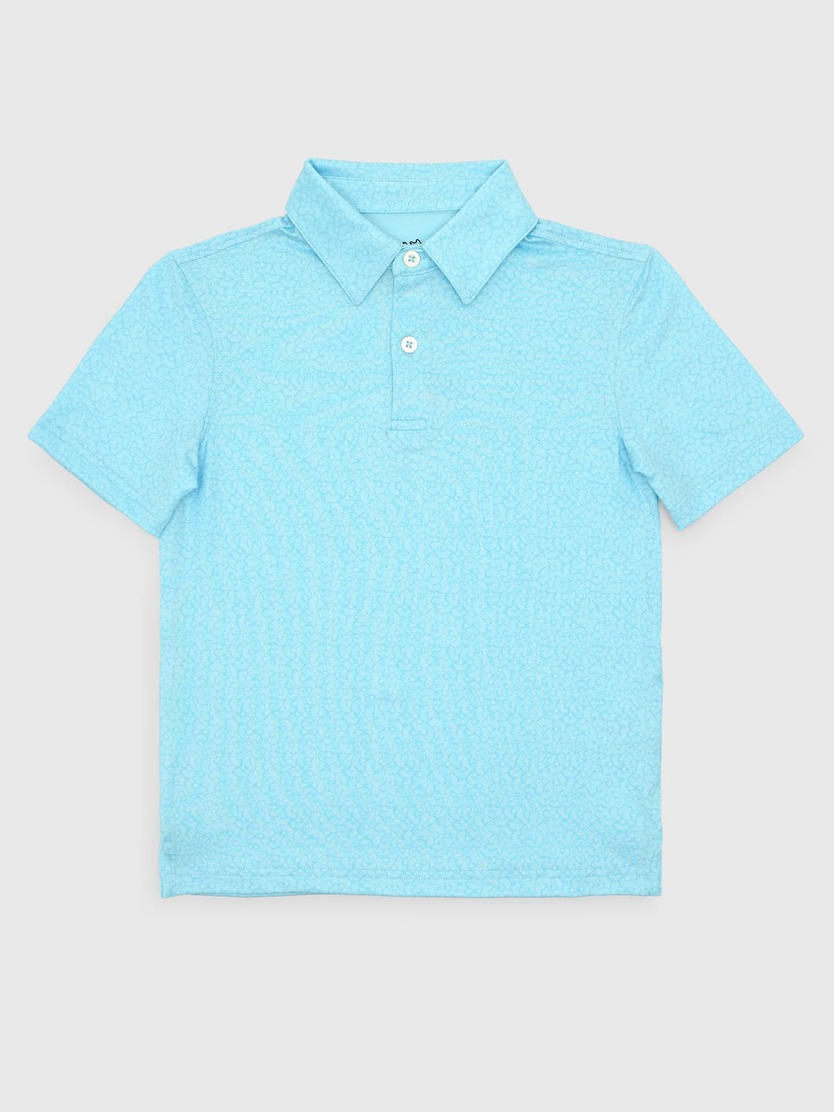Southern Tide Boys' Driver Paradise Shores Printed Performance Polo