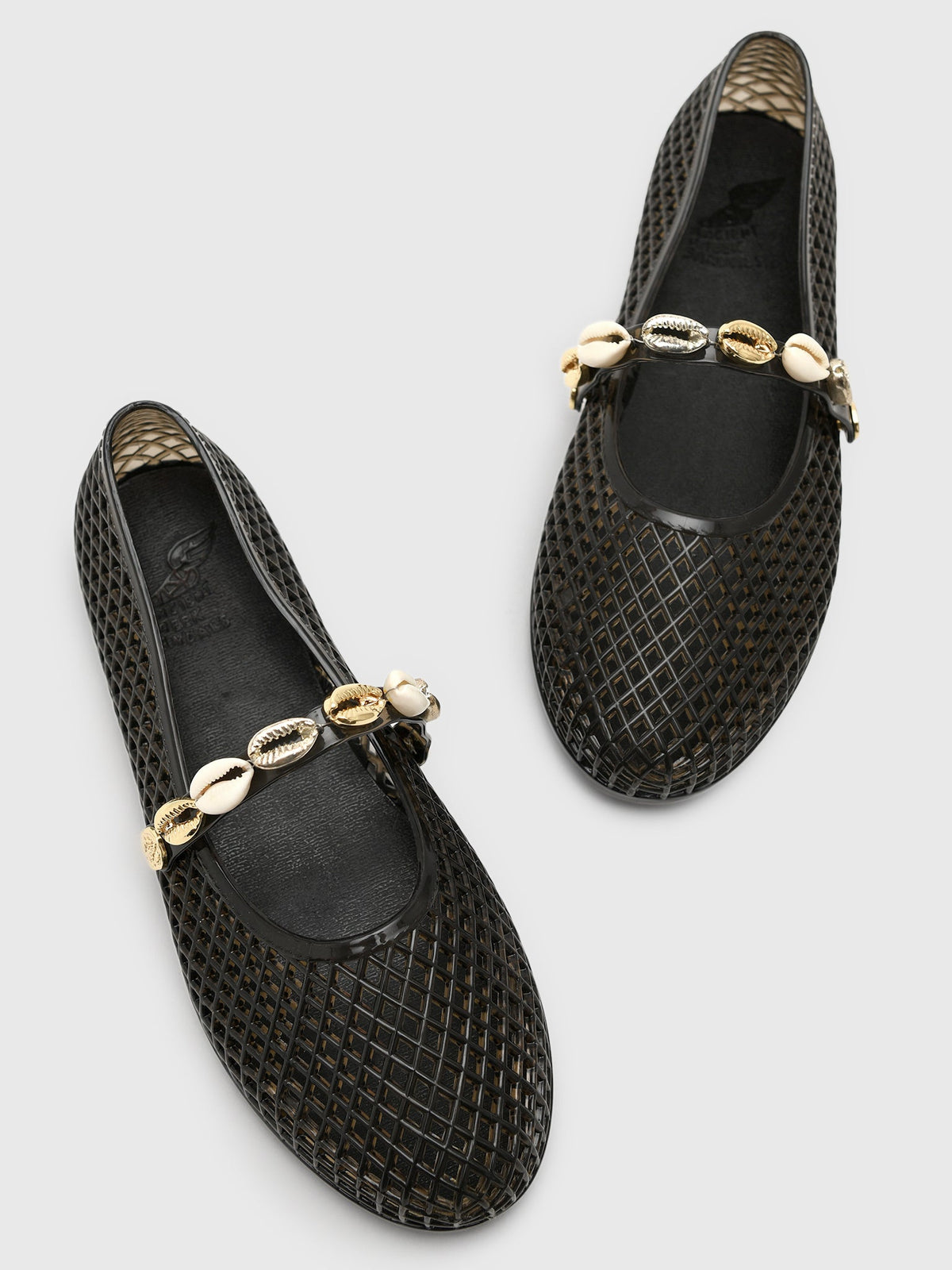 Ancient Greek Sandals Women's Iro Shells Jelly Flat