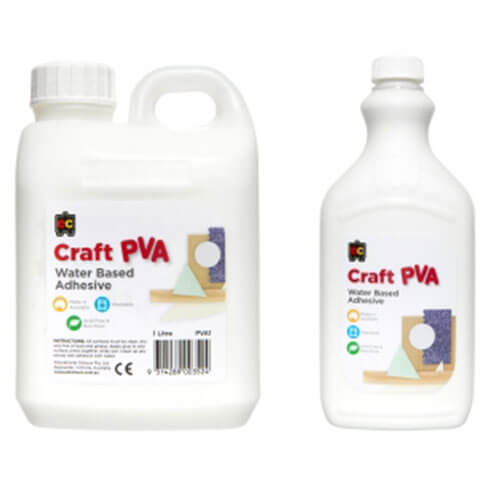 Educational Colours Water Based PVA Craft Glue 5ltr