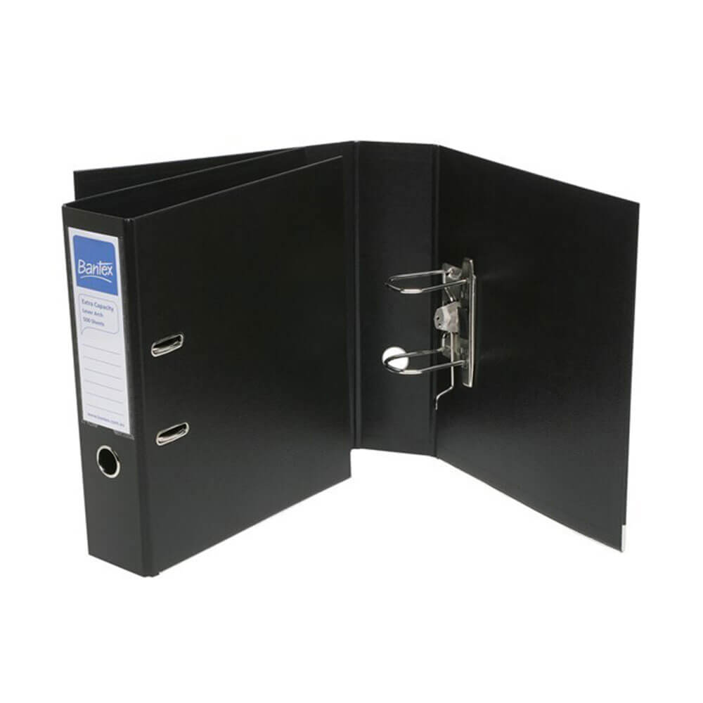 Bantex Ecoboard Lever Arch File 85mm A4 - Black
