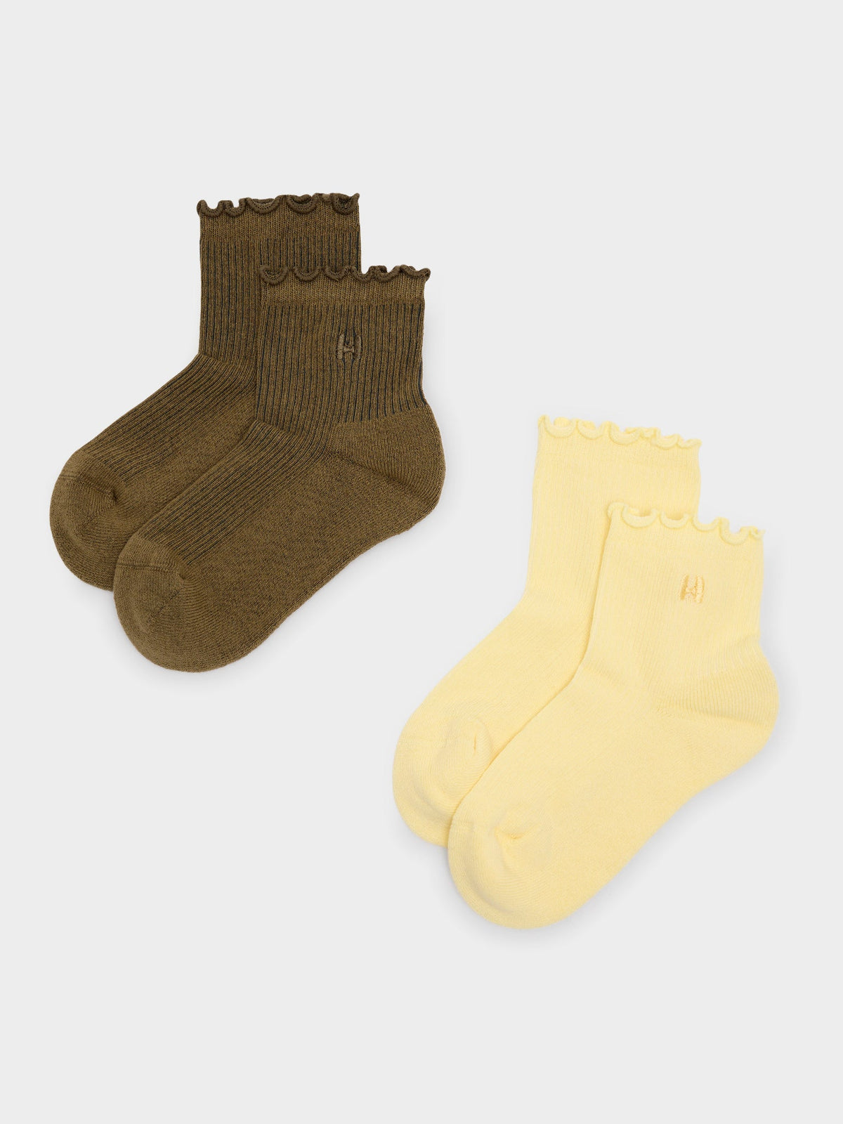 Halfdays Women's Ruffle 2-Pack Socks