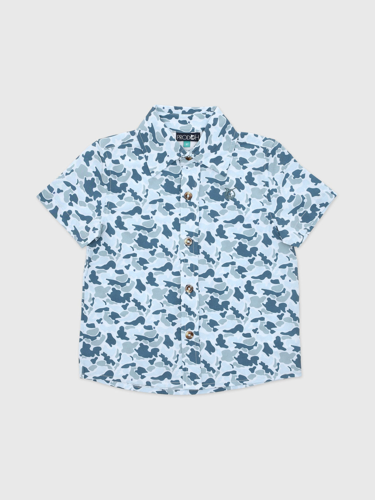 Prodoh Boys' Short Sleeve Button-Down Shirt