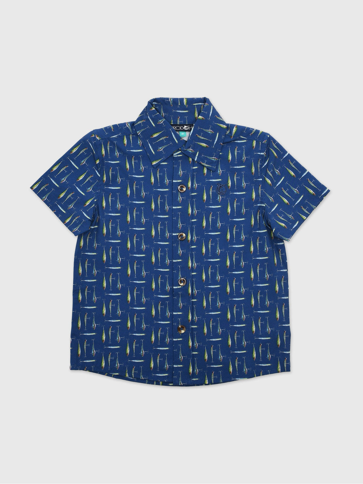Prodoh Boys' Short Sleeve Button-Down Shirt