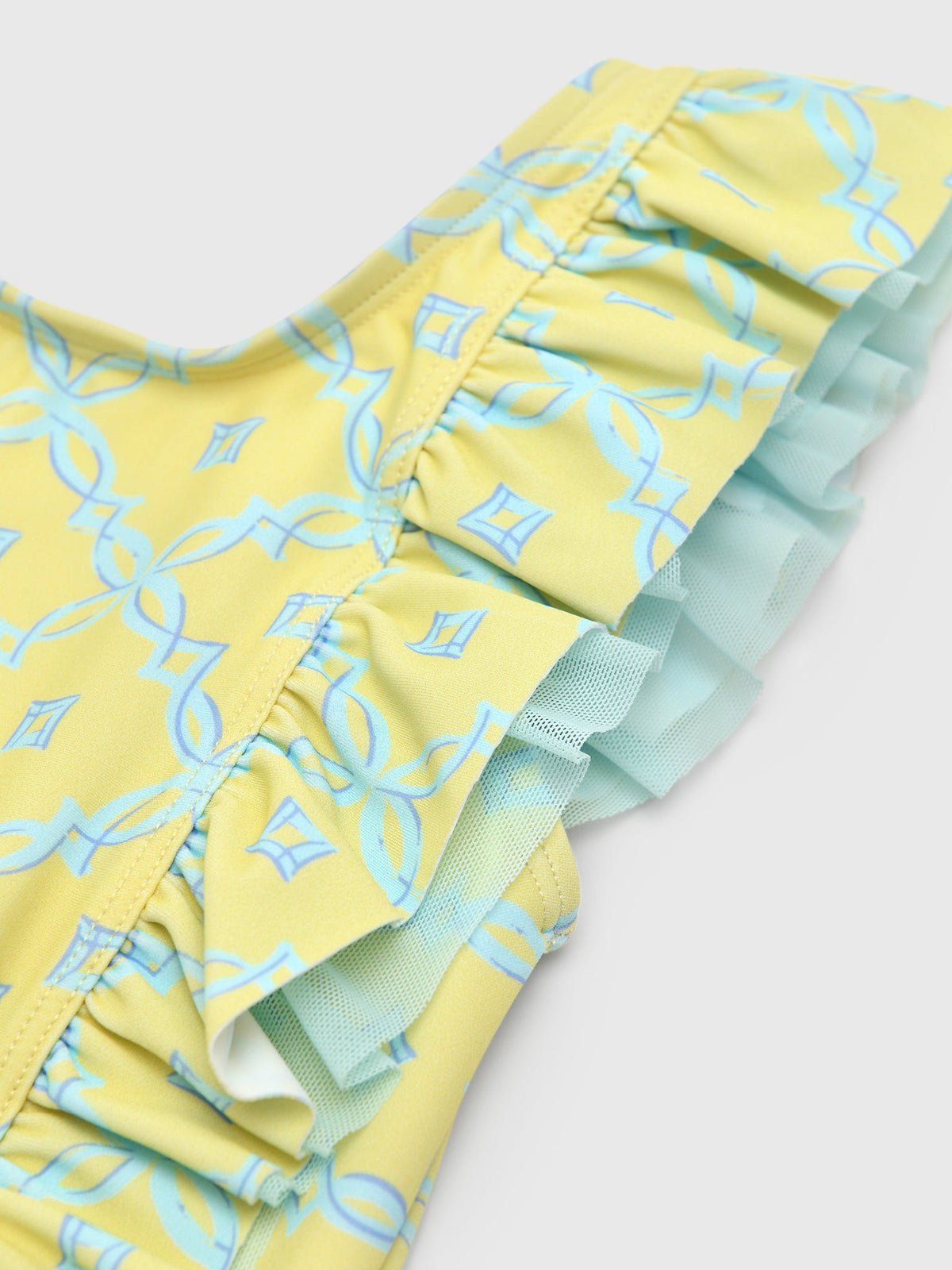 Rufflebutts Girls' Waterfall One-Piece Swimsuit