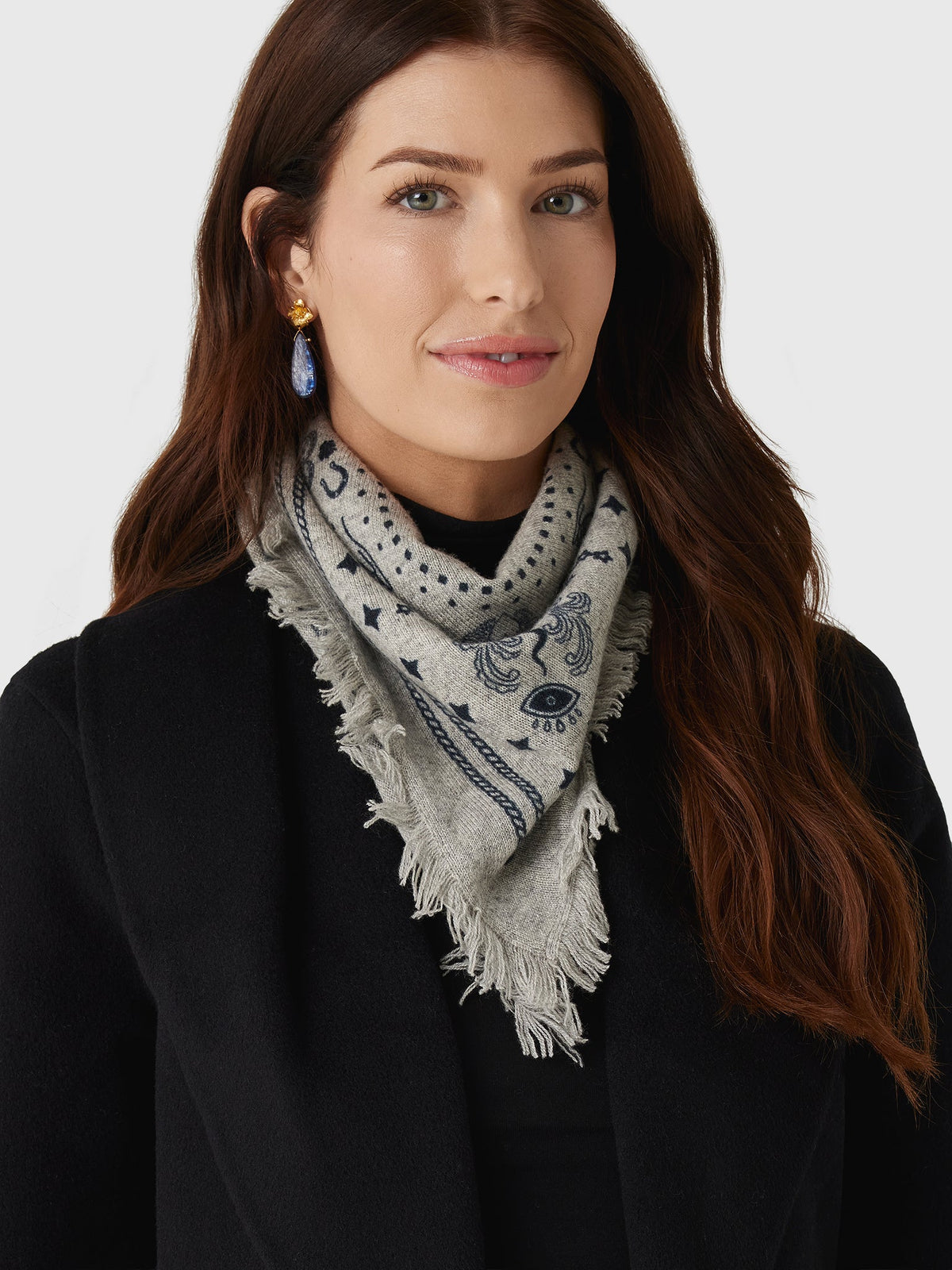 Freya Women's Mini Cosmic Rodeo Cashmere Bandana Scarf