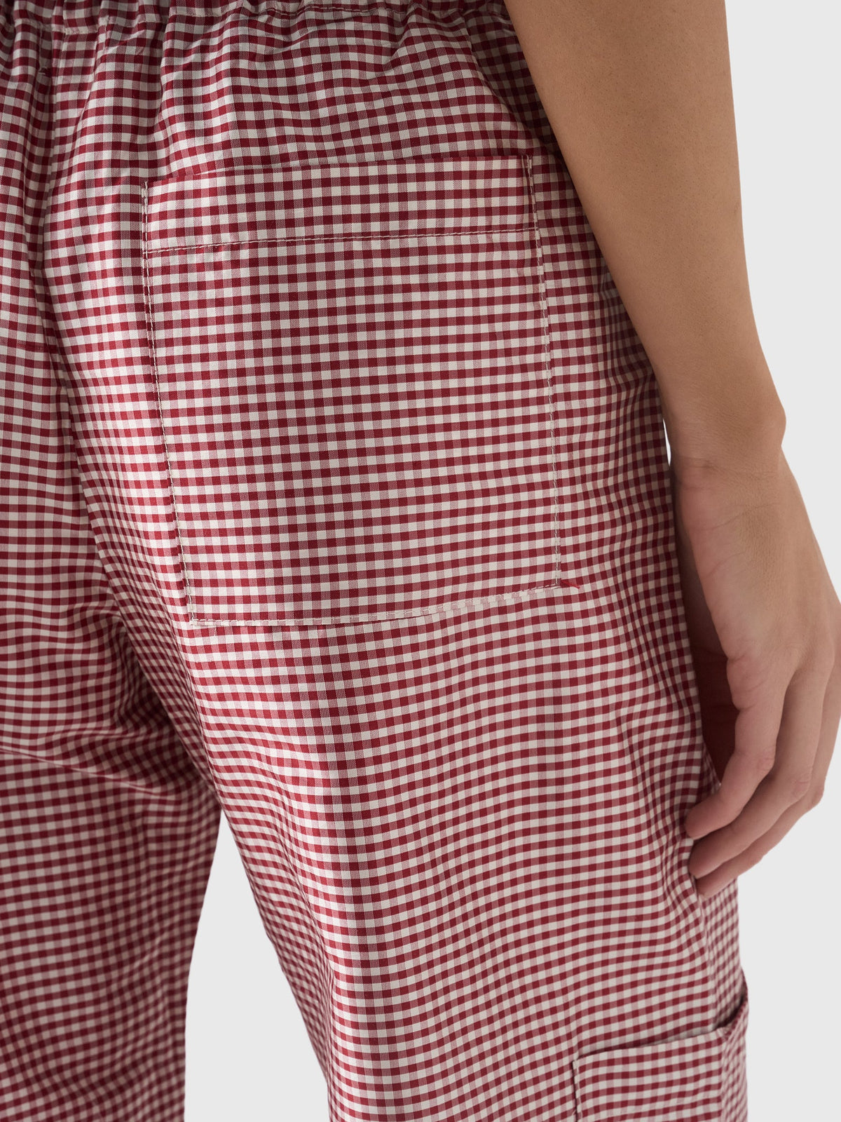 DONNI. Women's The Taffeta Drawstring Cargo Pant