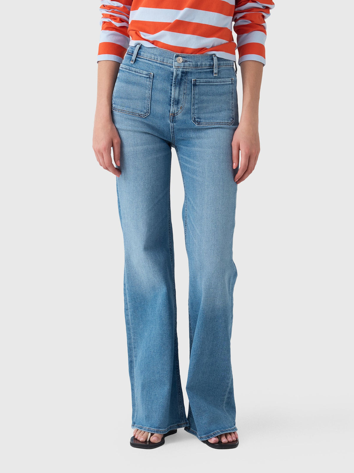 Citizens Of Humanity Women's Kimberly Patch Pocket Flare Jean