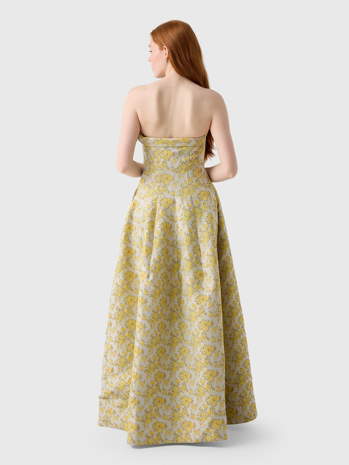 Simkhai Women's Octavia Jacquard Strapless Gown