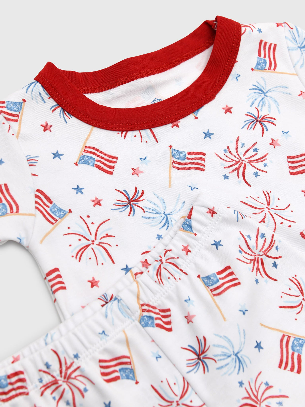 Magnolia Baby Kids' A Sparkly Fourth Short Pajama Set