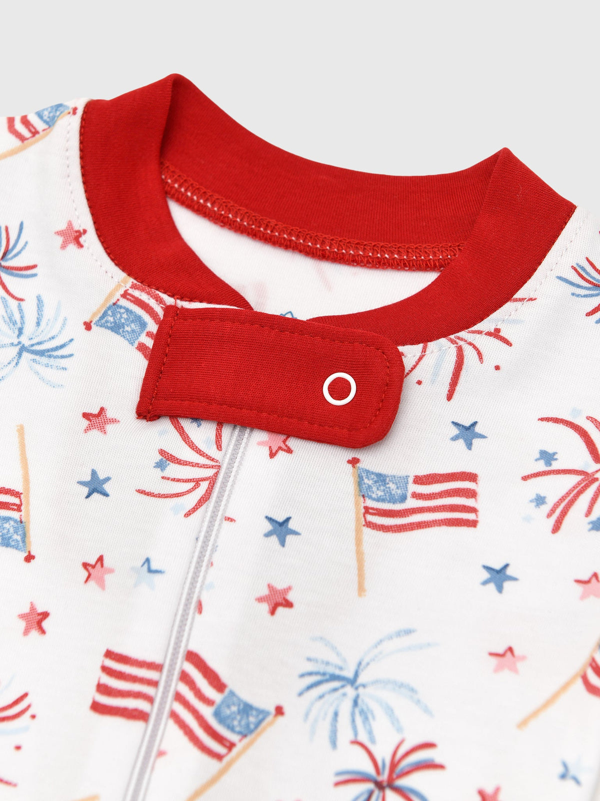 Magnolia Baby Baby A Sparkly Fourth Zip Pajama