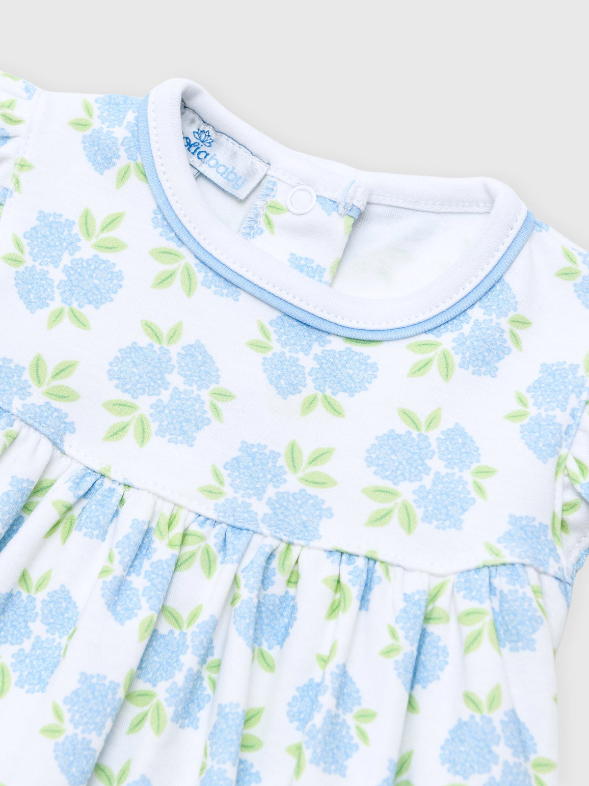 Magnolia Baby Baby Girls' Dreamy Hydrangeas Flutters Bubble