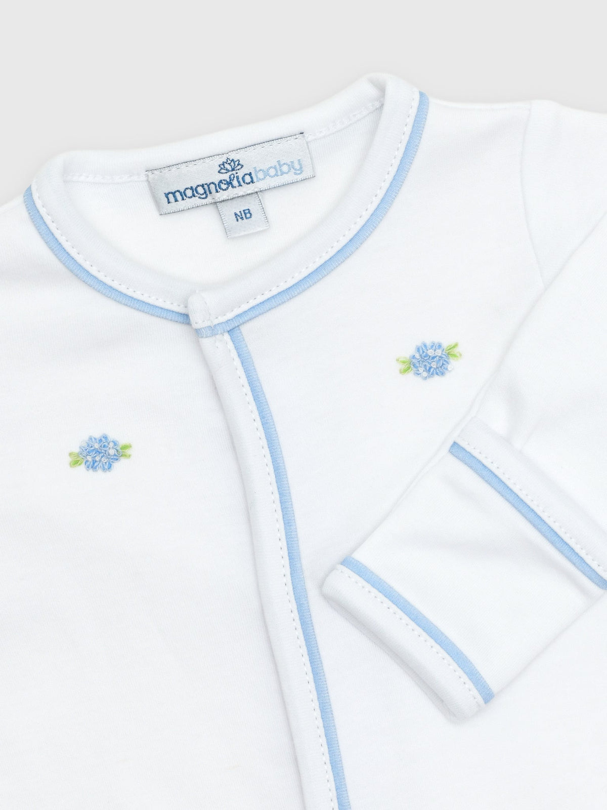 Magnolia Baby Baby Girls' Dreamy Hydrangeas Footie