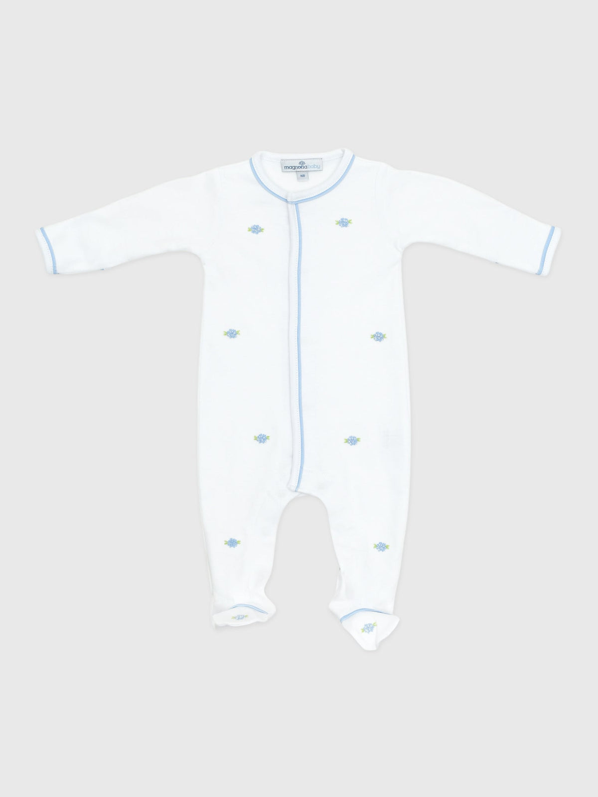Magnolia Baby Baby Girls' Dreamy Hydrangeas Footie