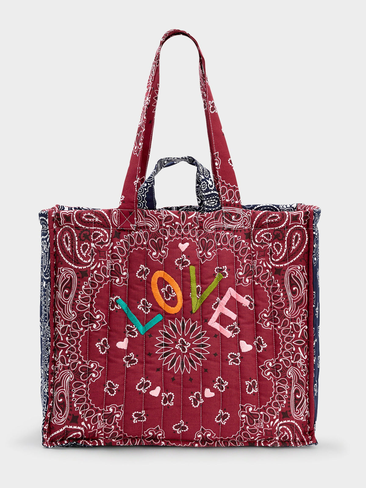 Call It By Your Name Maxi Quilted Cabas Tote Bag