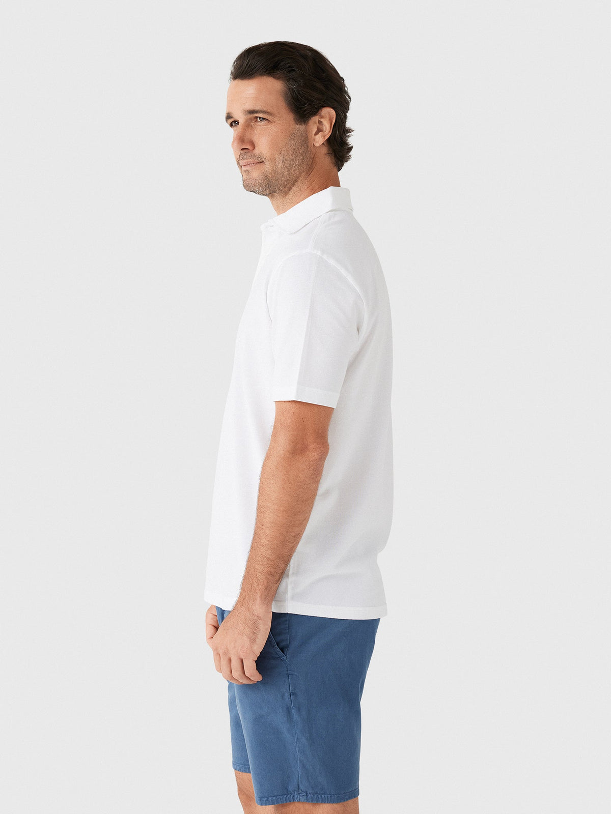 Frescobol Carioca Men's Luca Cotton Piqué Polo