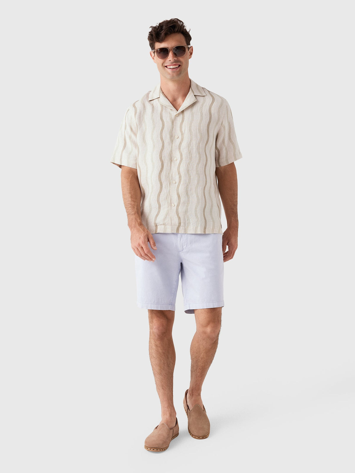Frescobol Carioca Men's Roberto Linen Shirt