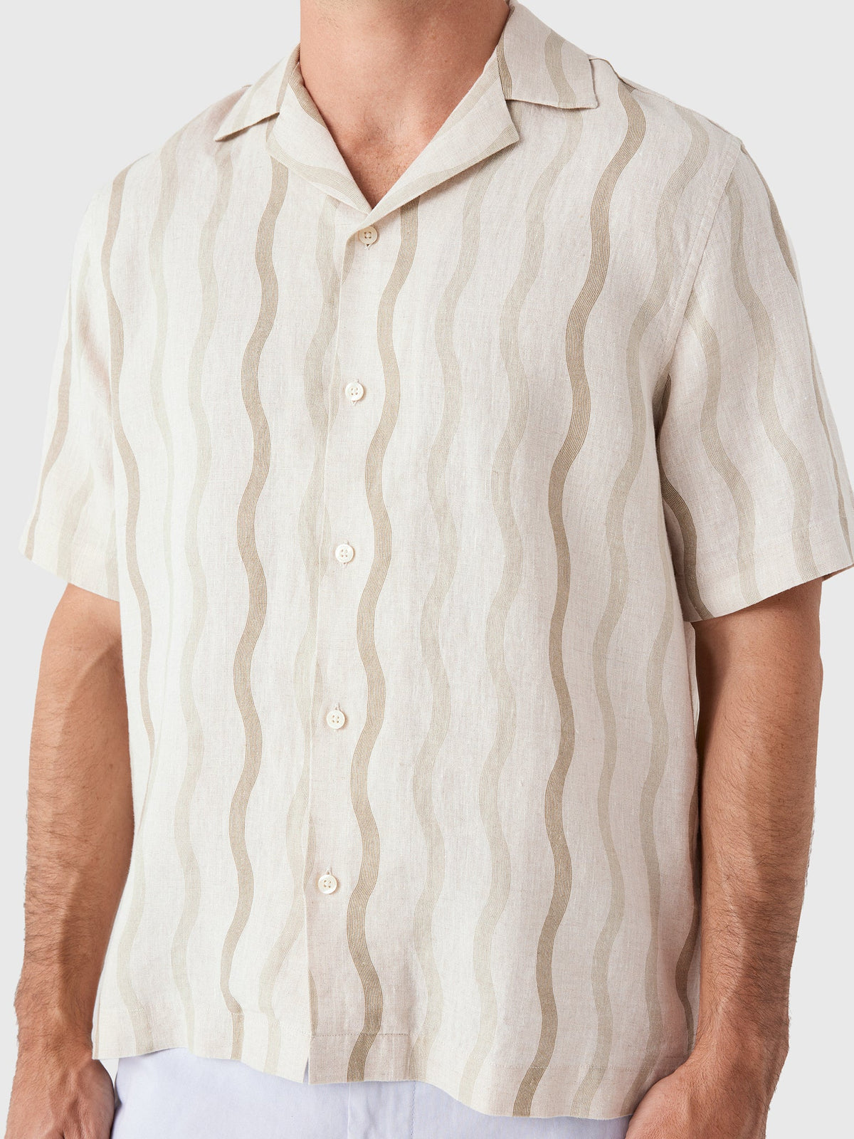 Frescobol Carioca Men's Roberto Linen Shirt