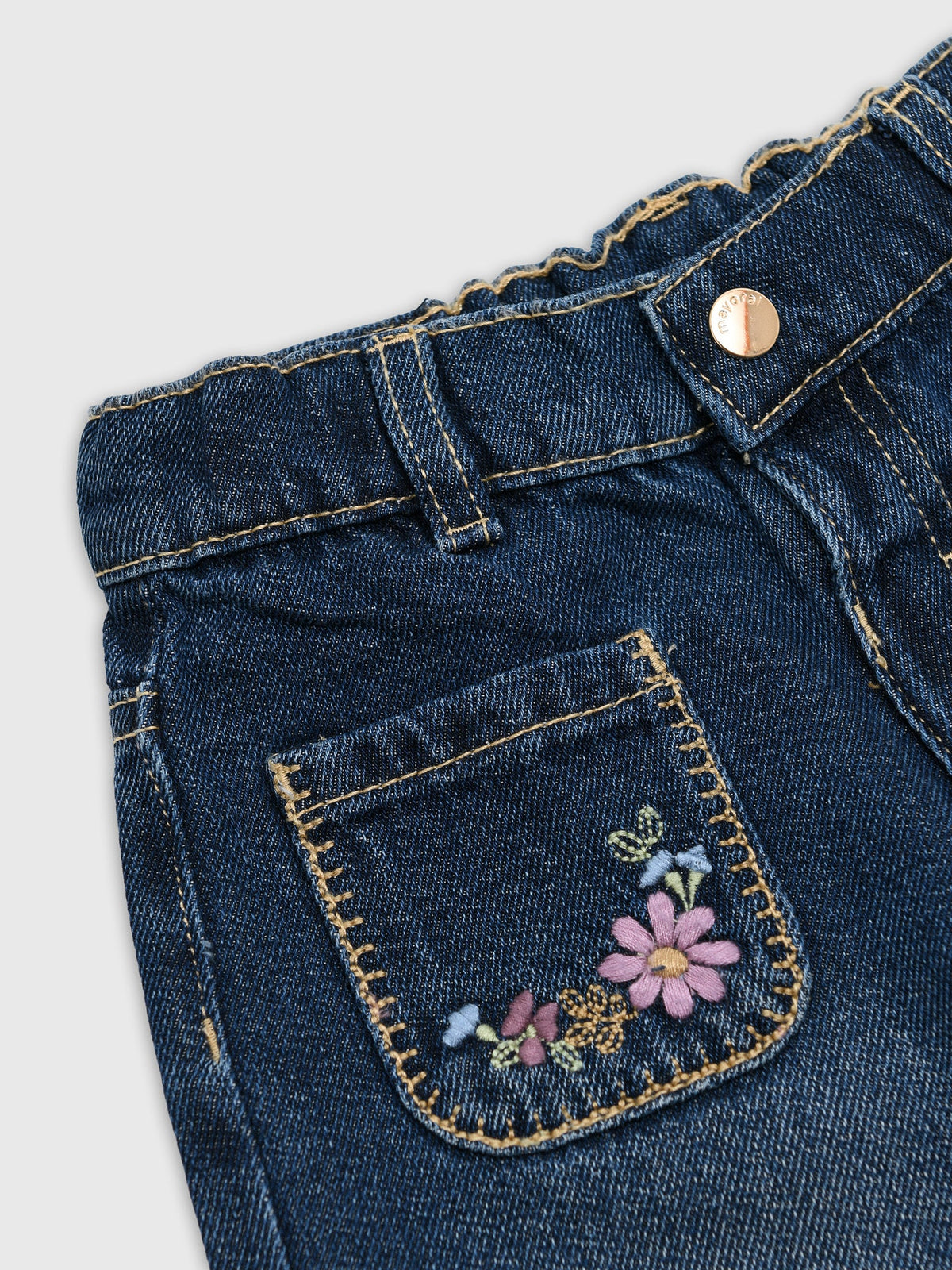 Mayoral Baby Girls' Denim Trouser