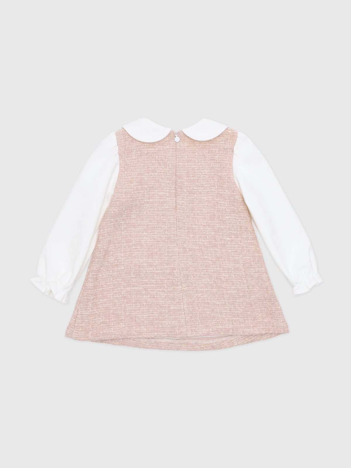 Mayoral Baby Girls' Tweed Knit Combo Dress