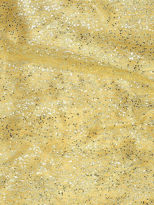 1.2m Metallic Gold Sequin & Glitter Starburst Christmas Tree SkirtGold