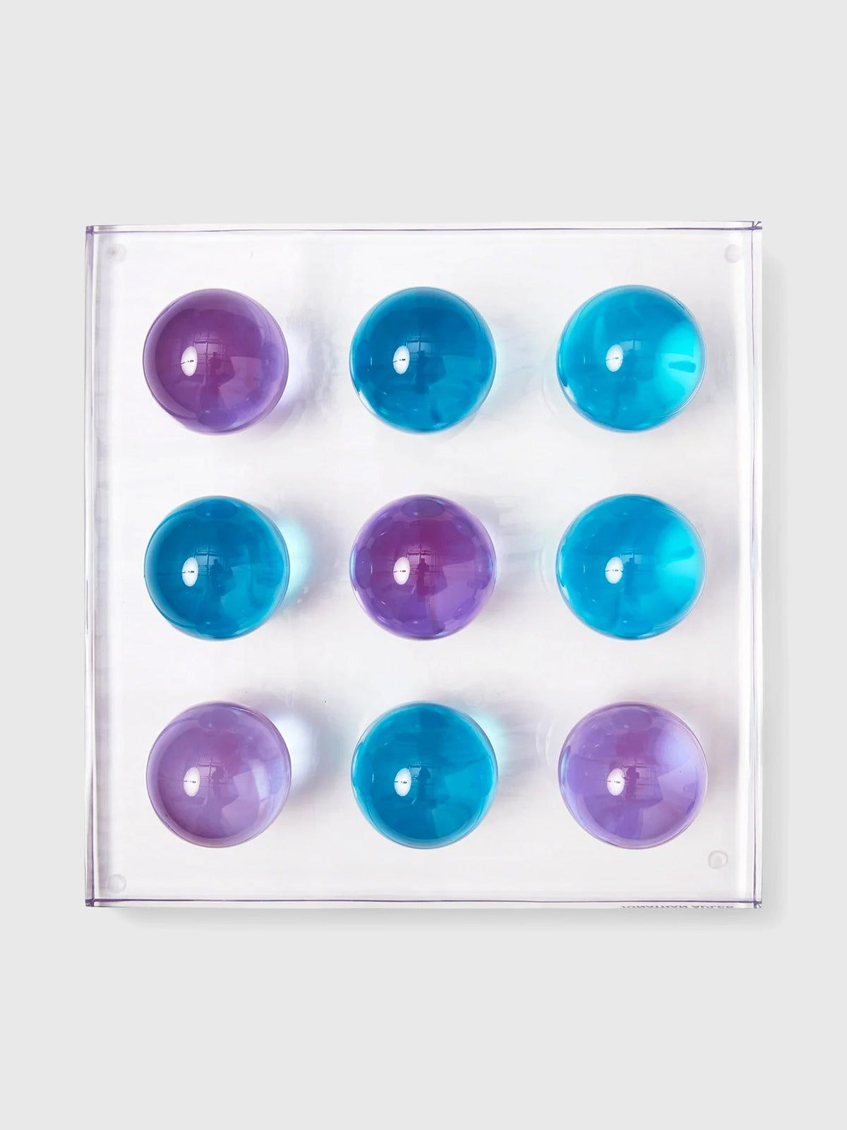 Jonathan Adler Acrylic Tic-Tac-Toe Set