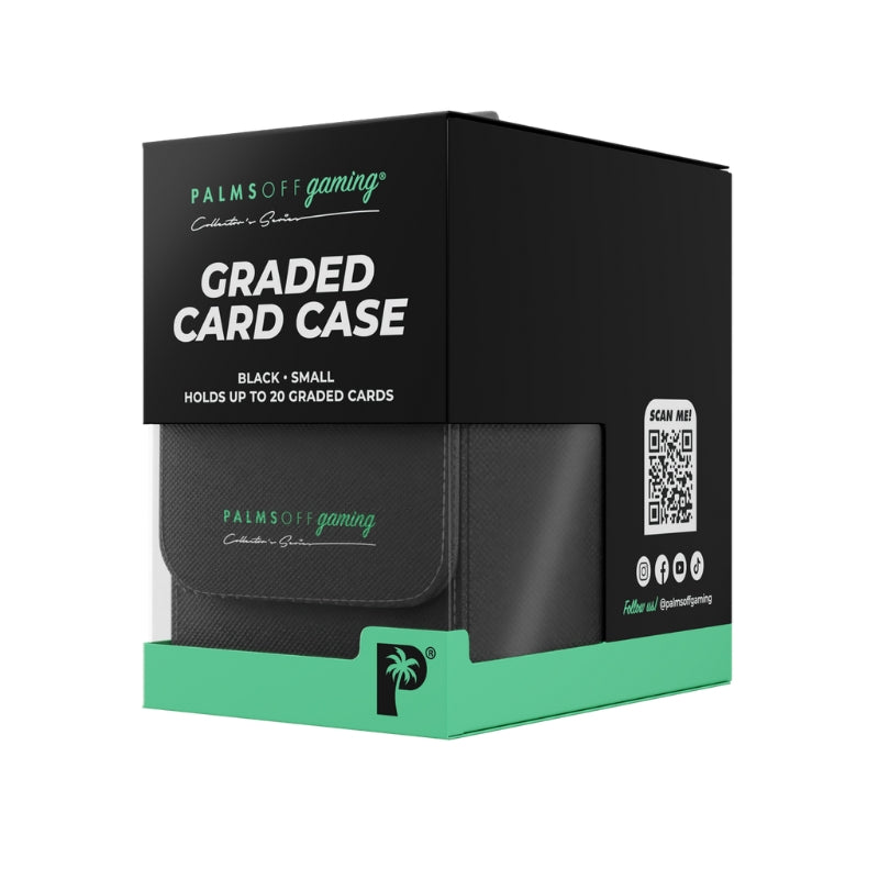 Palms Off Gaming Collector's Series Graded Card Storage Case - Small - BLACK