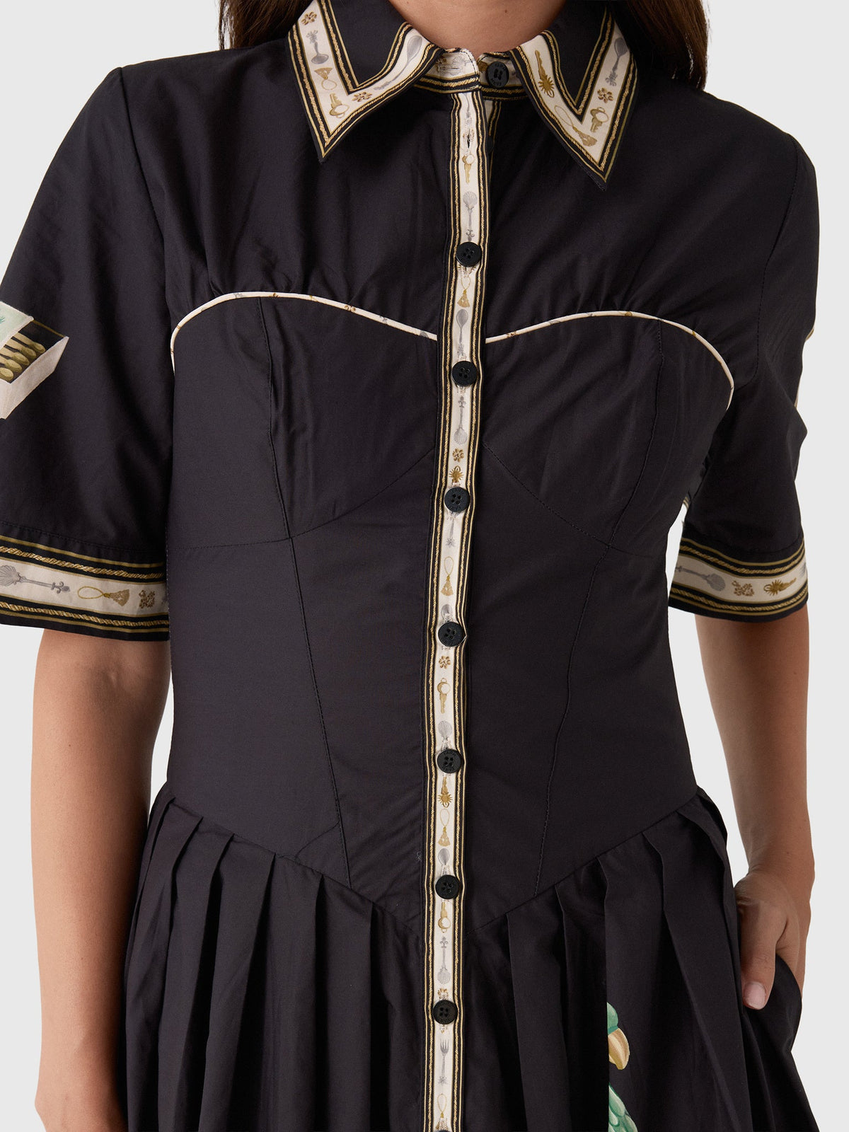 Farm Rio Women's Vintage Souvenirs Midi Dress