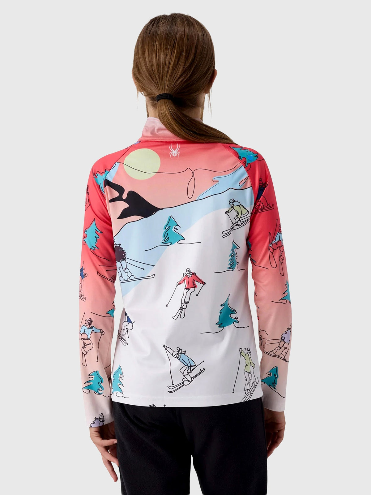 Spyder Girls' Surface Half-Zip