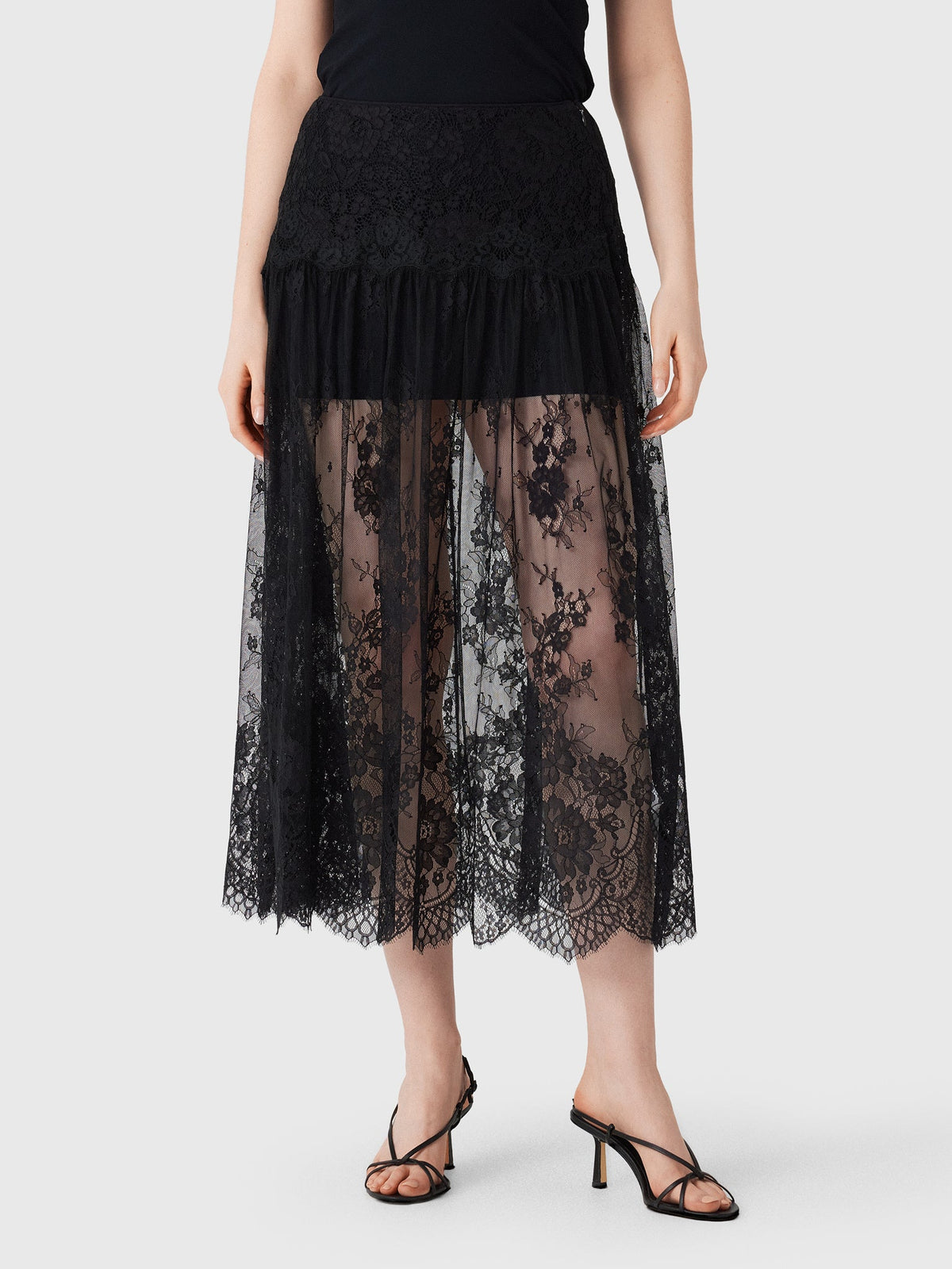 DÔEN Women's Giorgine Lace Skirt
