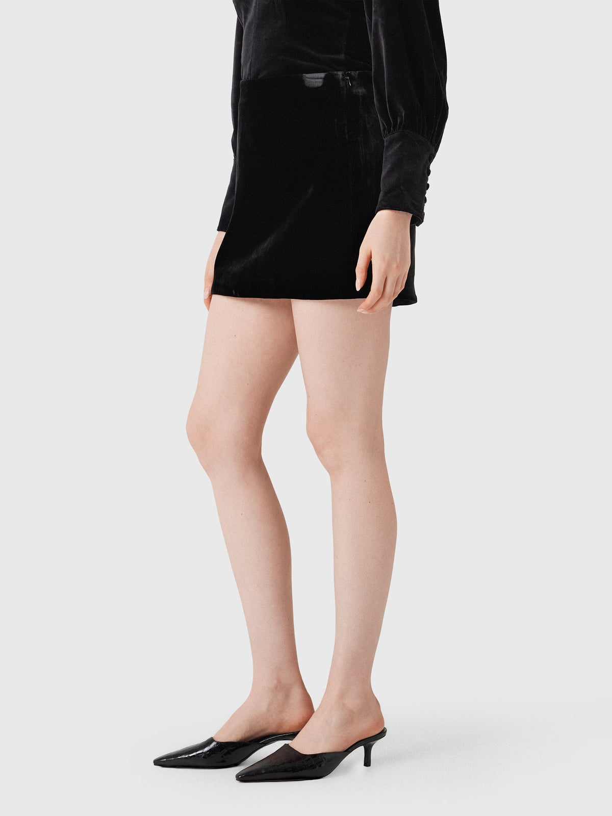 ALC Women's Petra Velvet Mini Skirt