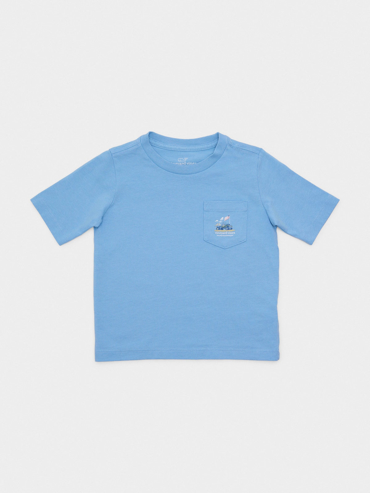 Vineyard Vines Boys' Painted Americana Truck Short-Sleeve Pocket Tee