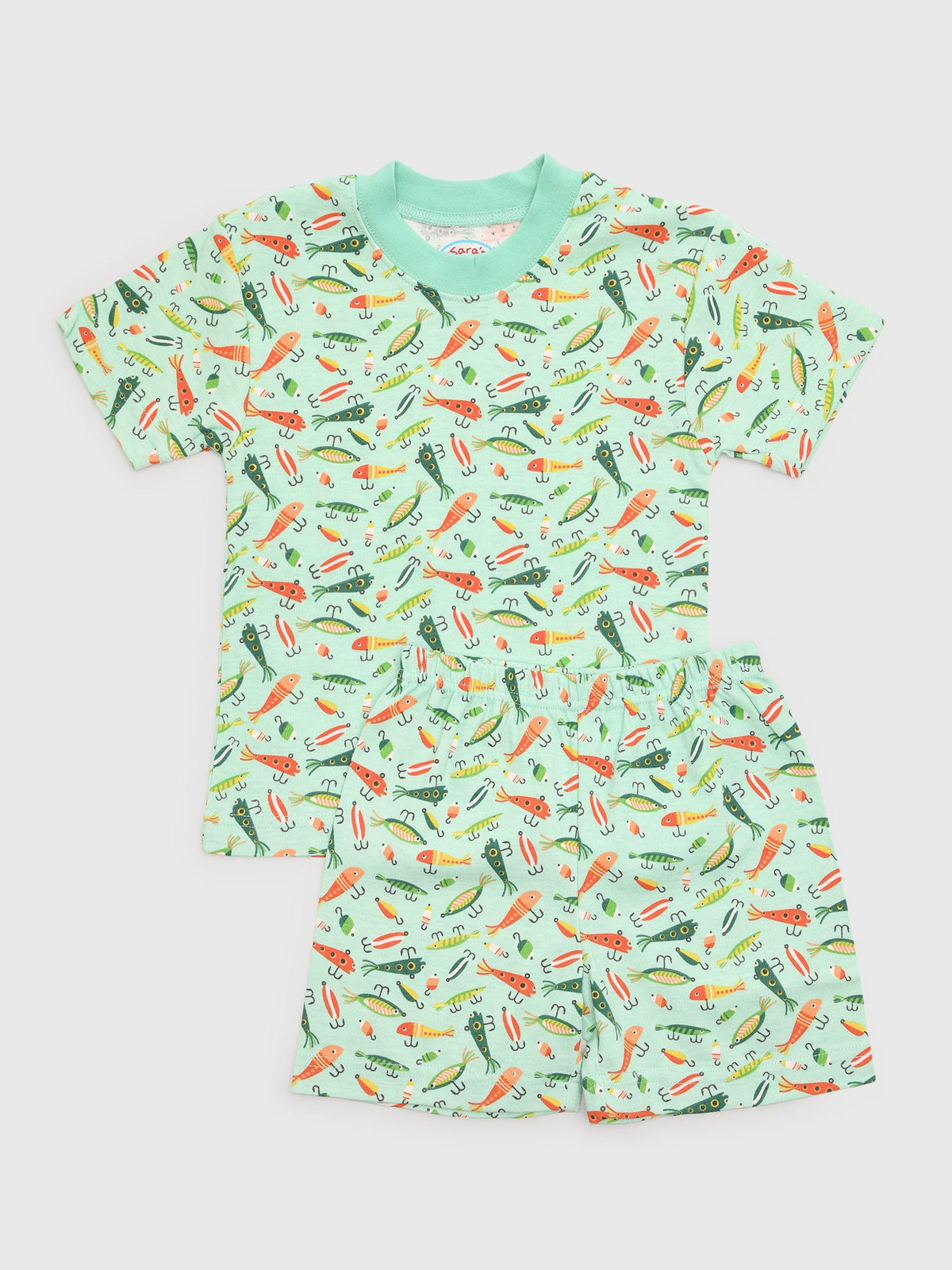 Sara's Prints Boys' Short Pajama Set