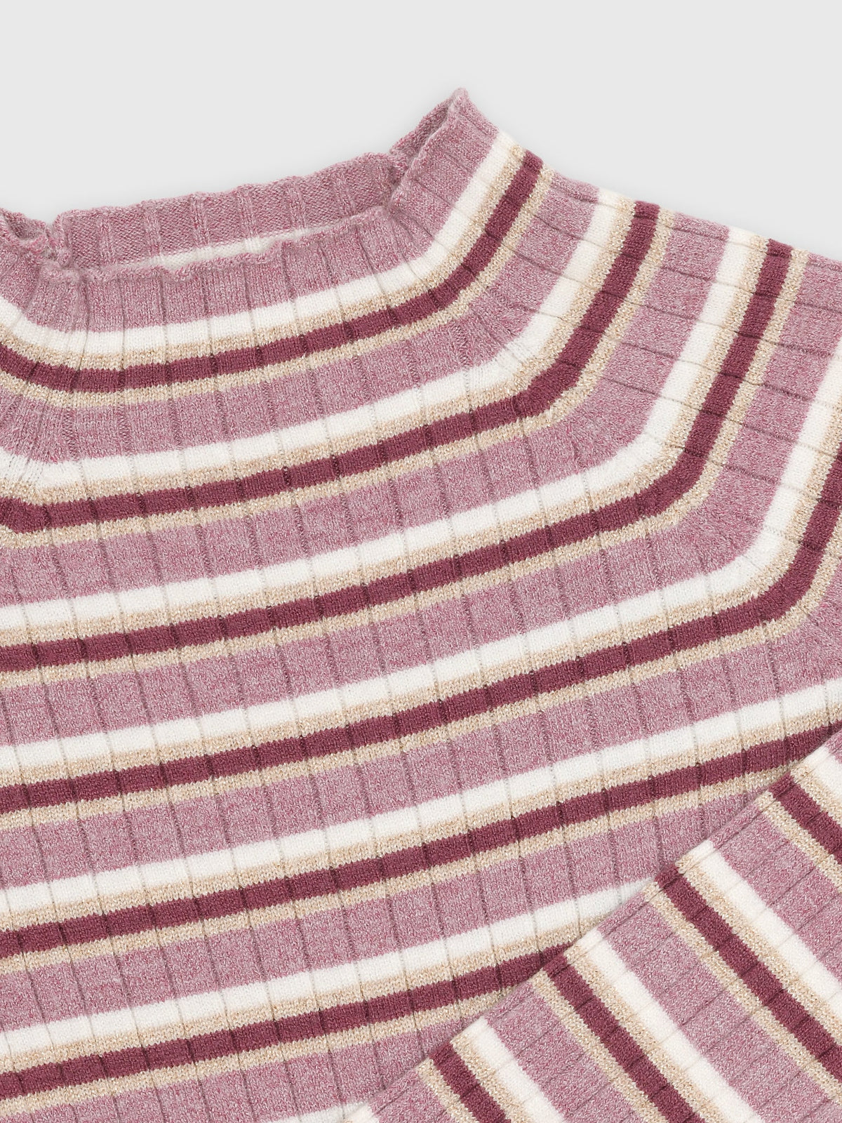 Mayoral Girls' Knit Mockneck Sweater