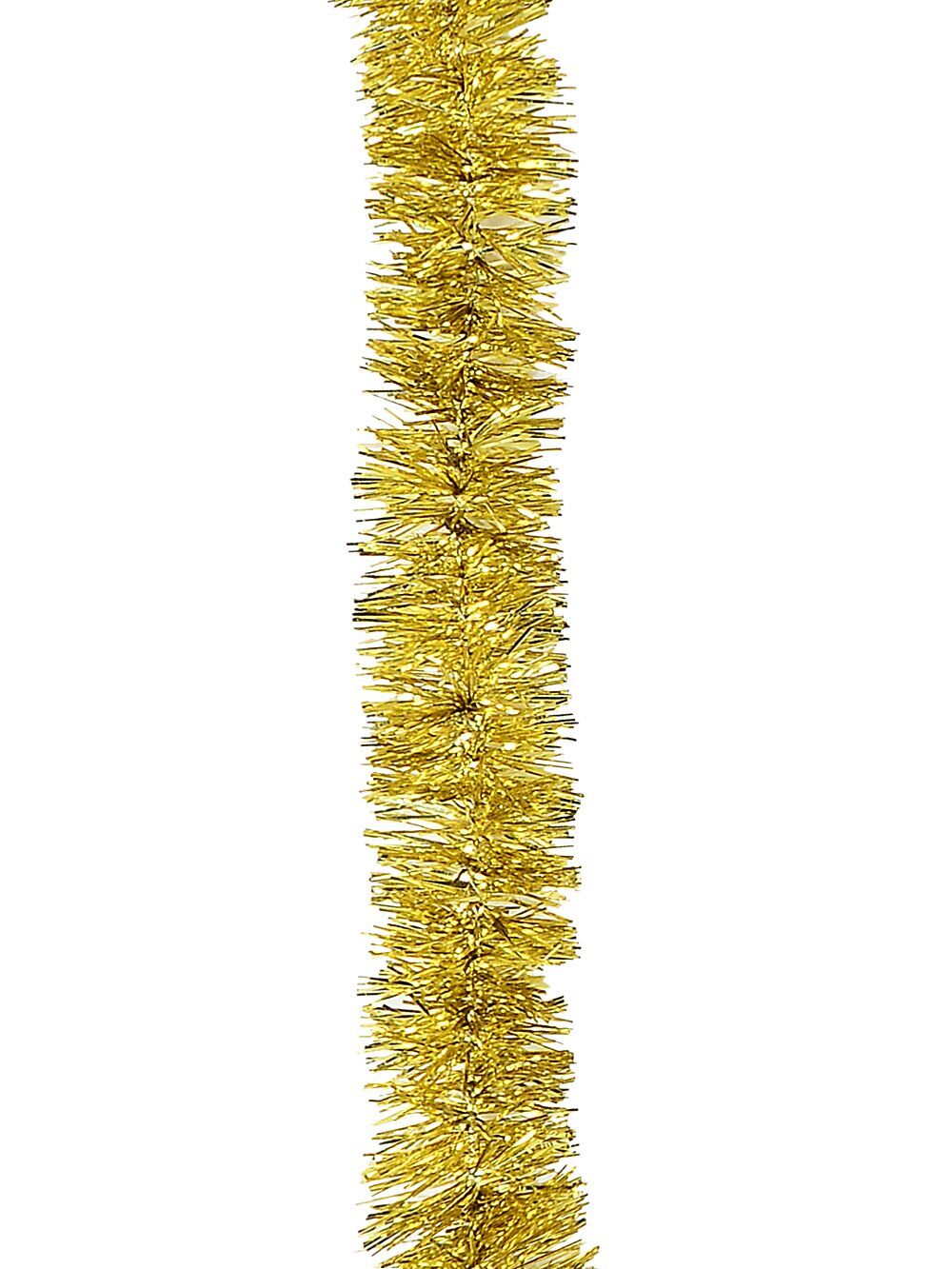 Classic 6ply Gold Metallic Fir Christmas Tinsel Garland | 5m x 50mmGold