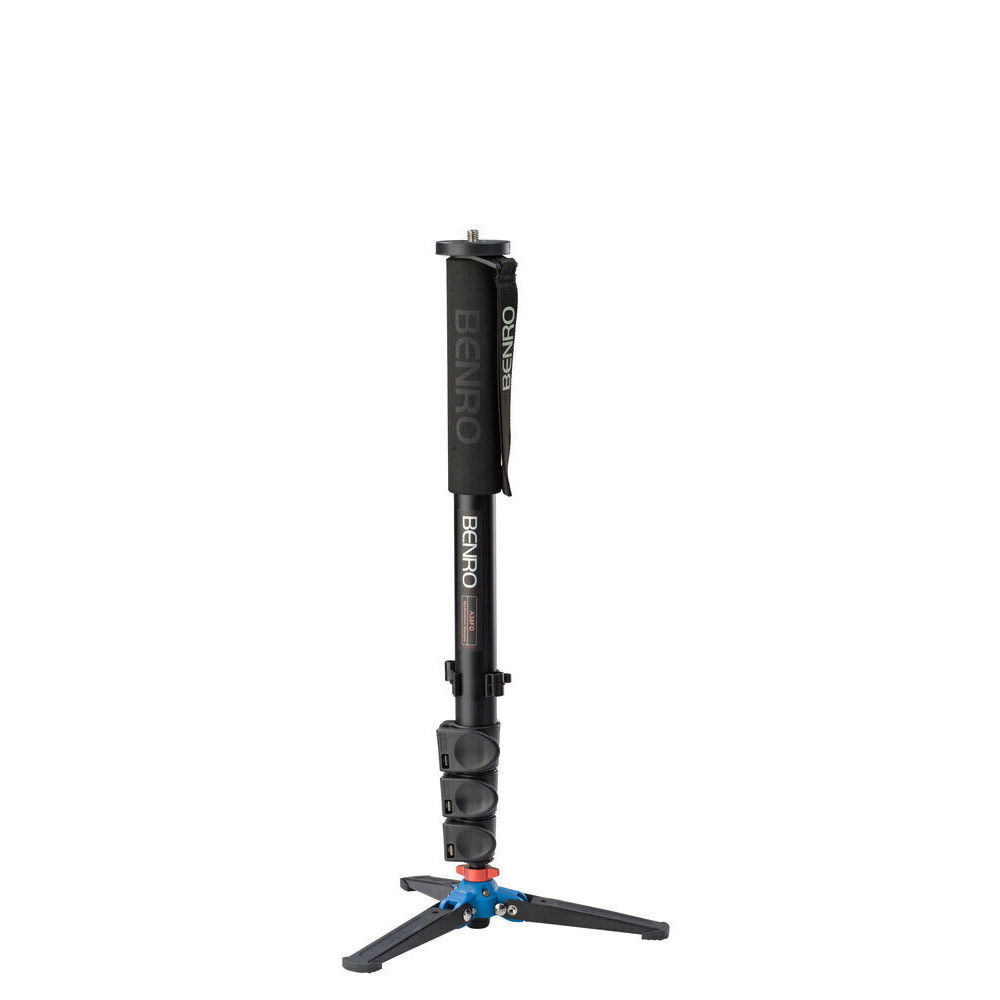 Benro VT2 3-Leg Monopod Base with Wingnut Style-Locking Knob 14cm (Black)
