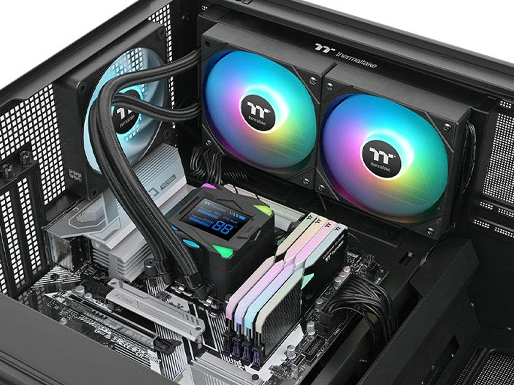 Thermaltake LA240-S 240mm ARGB AIO Liquid CPU Cooler (Black)