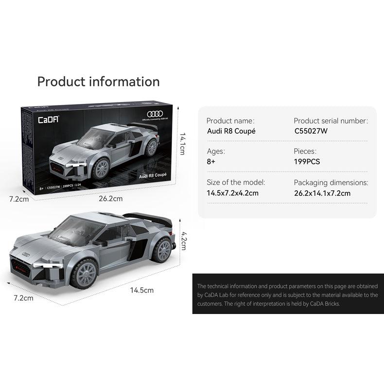 Cada 1/24 199pc Audi R8 Coupe