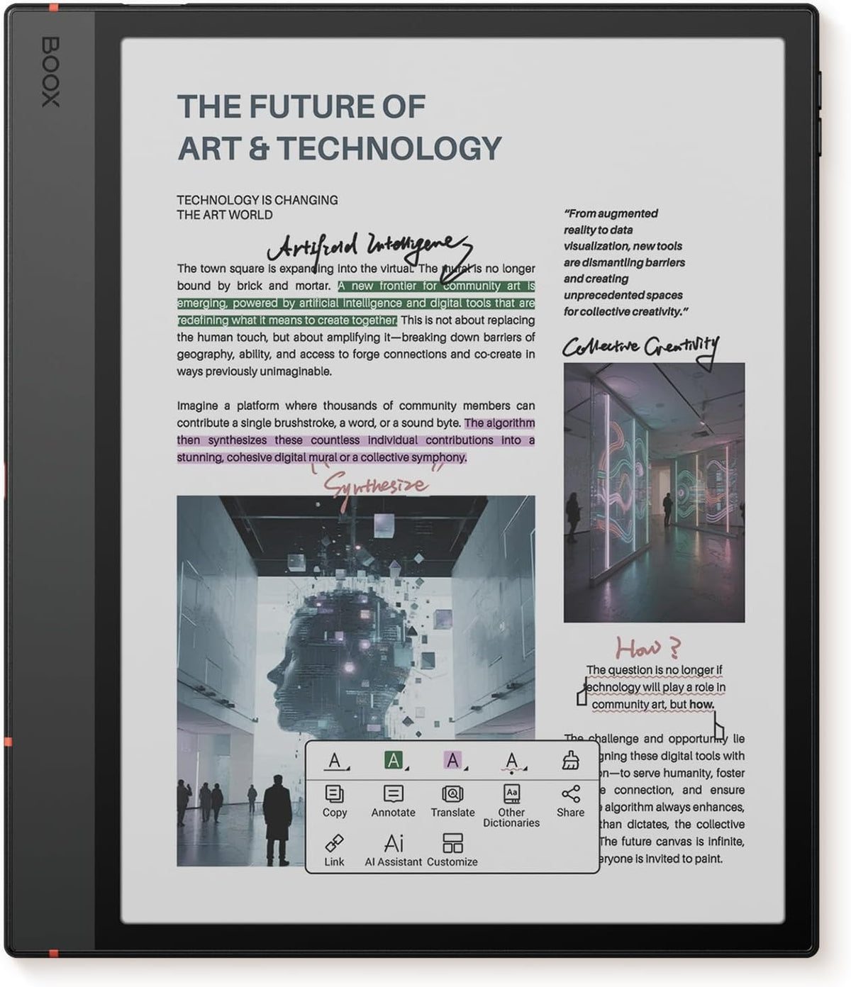 ONYX BOOX eReader Note Air5 C Color
