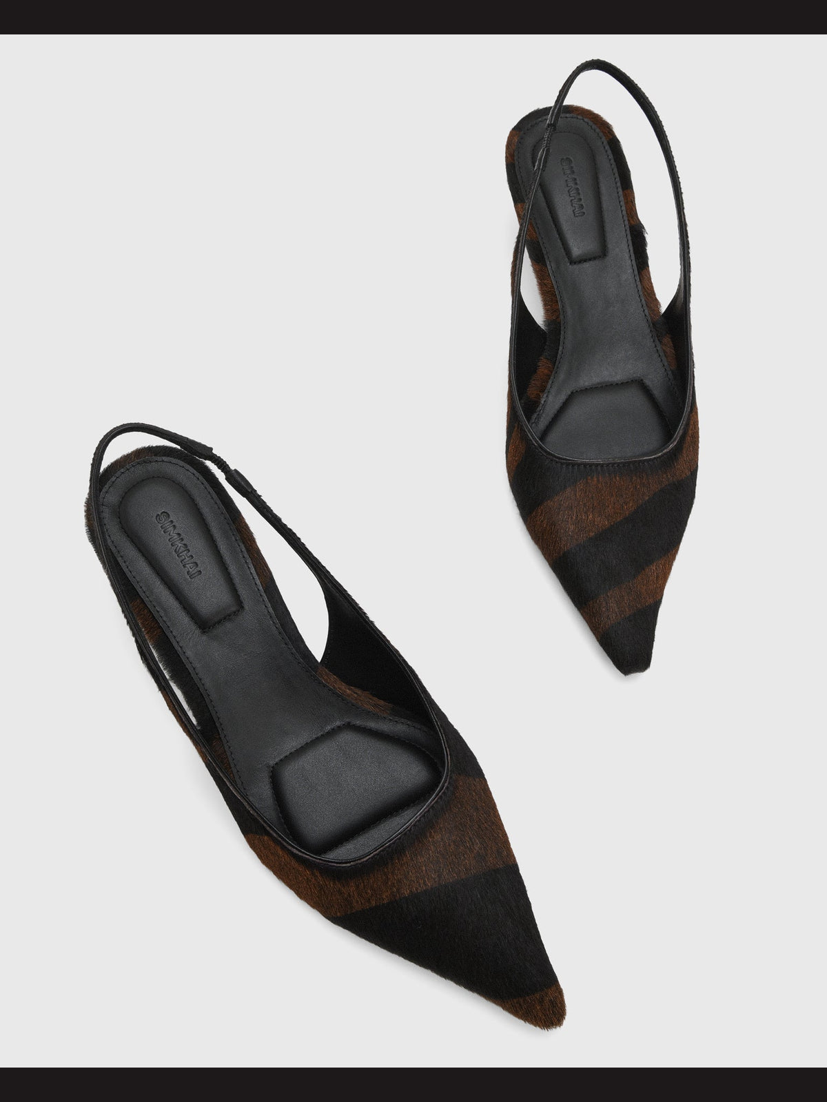 Simkhai Women's Jenny Calf Hair Slingback Pump